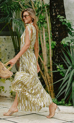 Moma Long Dress // Terra Flow Tie Dye