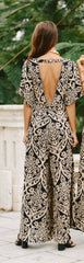 Paz Long Jumpsuit // Ocean Fade Tie Dye