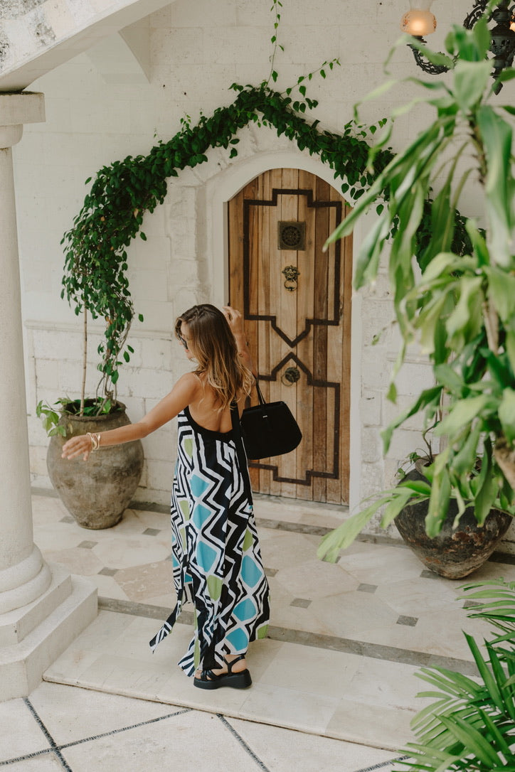 Gala Long Dress // Cosmic Bloom Print