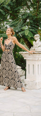 Lani Long Dress // Mystic Heart Print