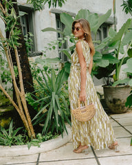 Milo Long Dress // Star Matrix Print