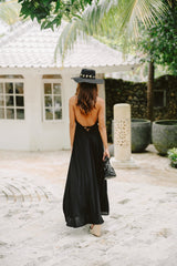 Suji Long Dress // New Moon Plain