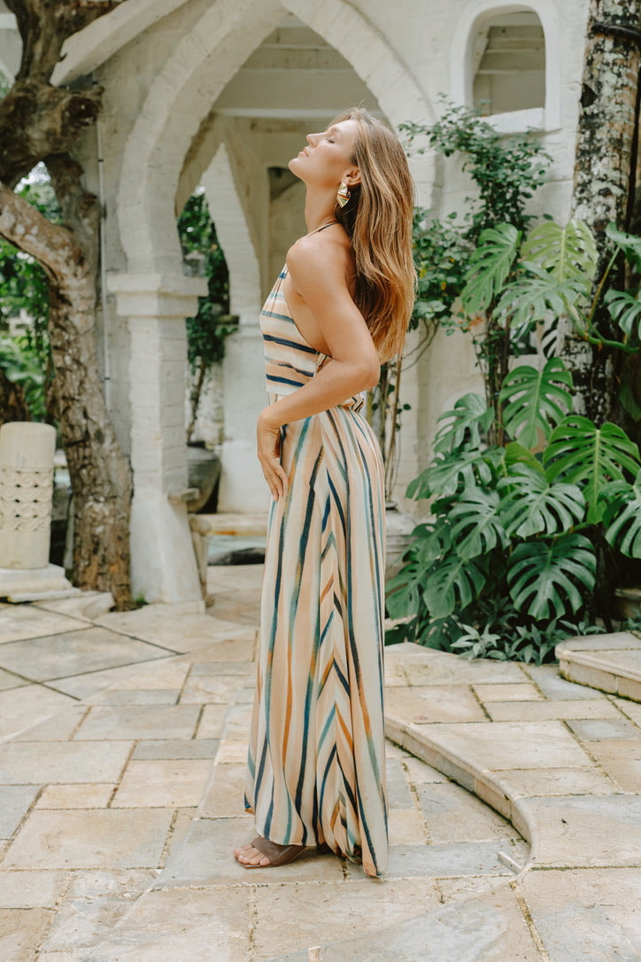 Vale Long Dress // Terra Flow Tie Dye