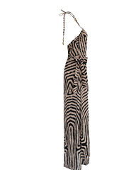 Lía Long Dress // Tribal Moon Print