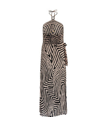 Lía Long Dress // Tribal Moon Print