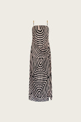 Ro Long Dress // Tribal Moon Print