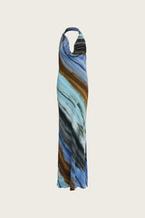 Blue Long Dress // Stargaze Tie Dye