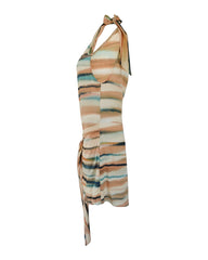 Jade Short Dress // Terra Flow Tie Dye