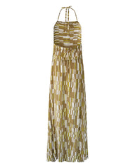 Nova Long Dress // Star Matrix Print