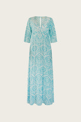 Cielo Long Tunic // Ocean Mandala Print