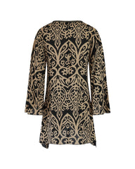Leia Short Tunic // Mystic Heart Print