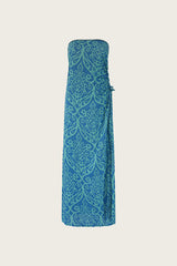Sage Long Dress // Mystic Heart Print
