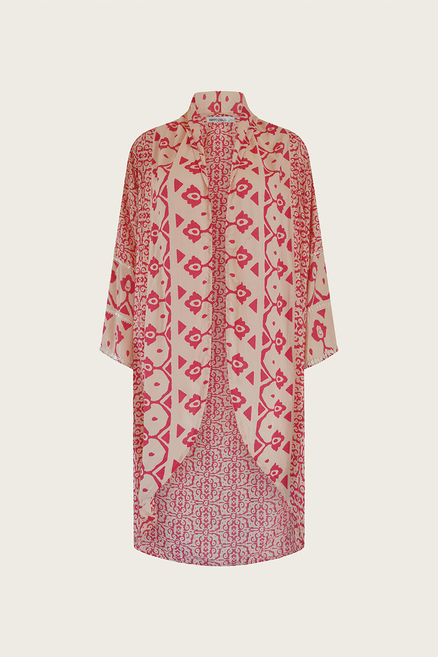 Maya Long Kimono // Nomad Border Print