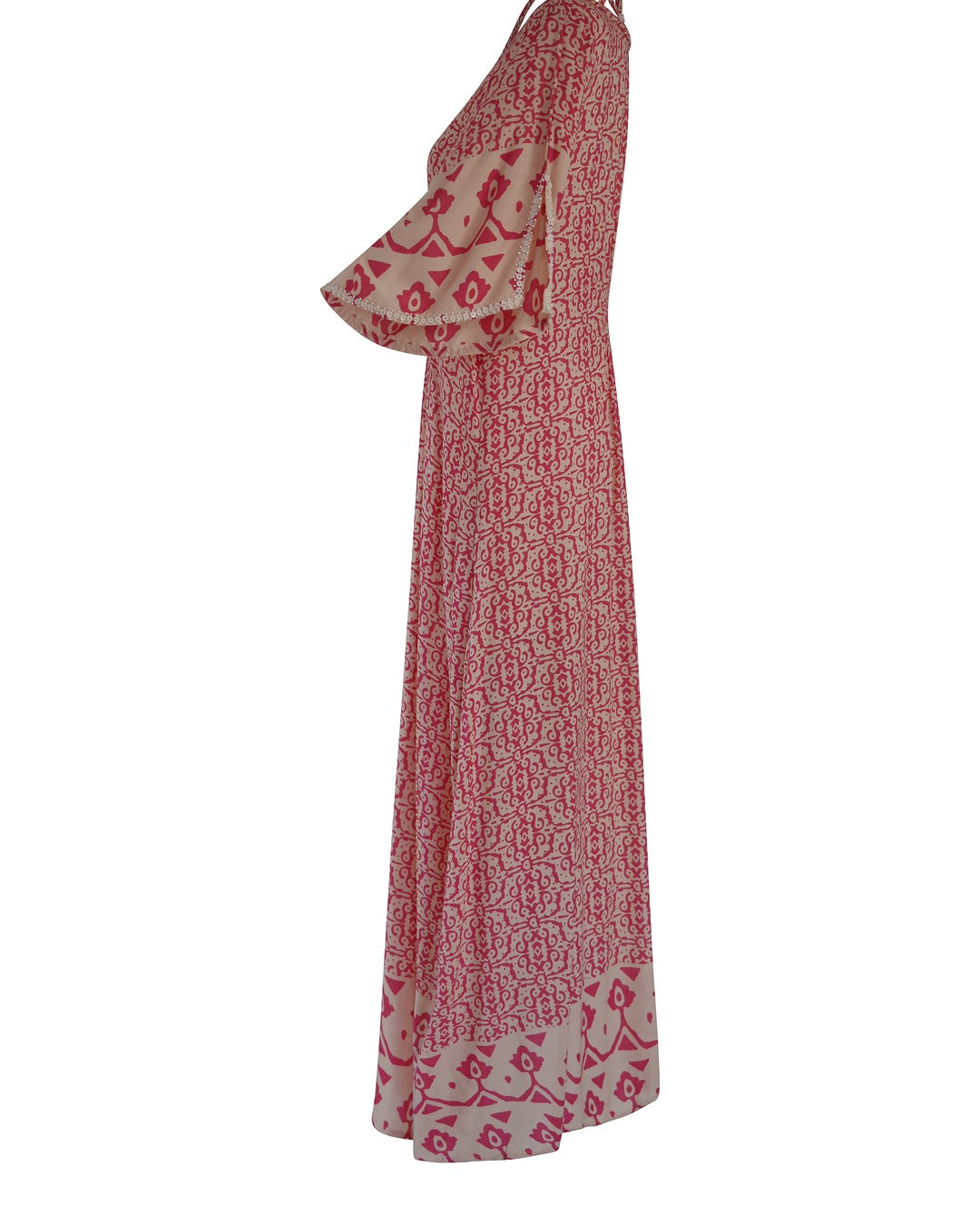 Nala Long Kaftan // Nomad Border Print