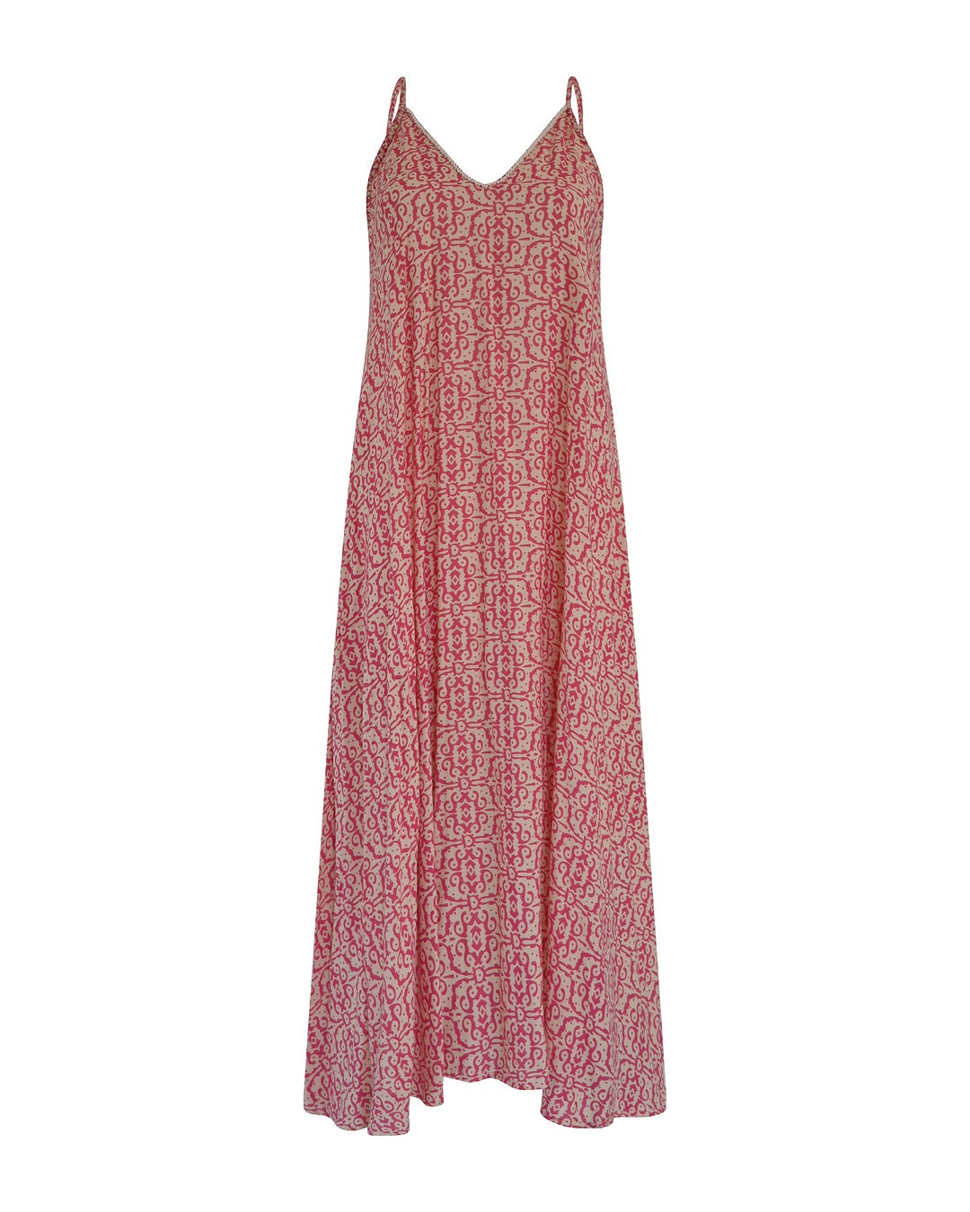 Tala Long Dress // Nomad Border Print