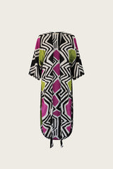 Cora Long Kimono // Cosmic Bloom Print