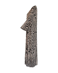 Rain Long Tunic // Tribal Moon Print