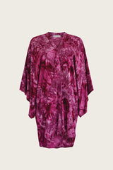 Zia Short Kimono // Moonwash Tie Dye
