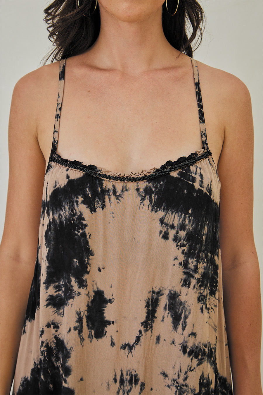 EMBER LONG DRESS & LYCRA BRA // FUNKY TIE DYE