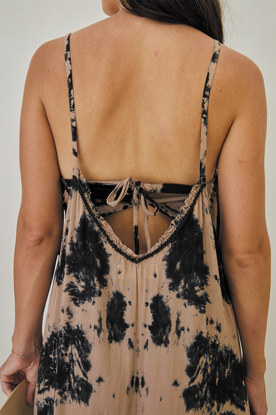 EMBER LONG DRESS & LYCRA BRA // FUNKY TIE DYE