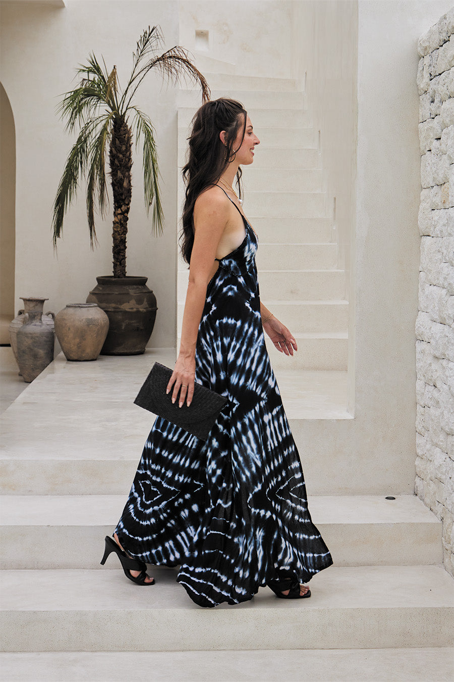 AURORA LONG DRESS // ABSTRACT BUBBLE TIE DYE