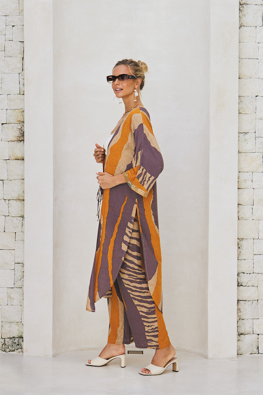 DAHLIA LONG KIMONO // URBAN ZAFARI PRINT