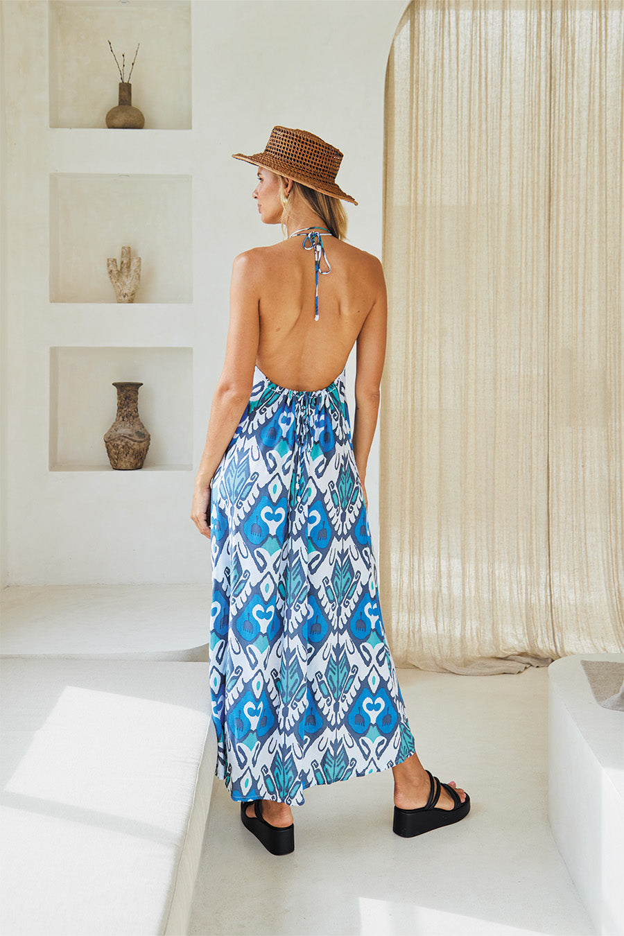 LUNA LONG DRESS // KALEIDOSCOPIC PRINT