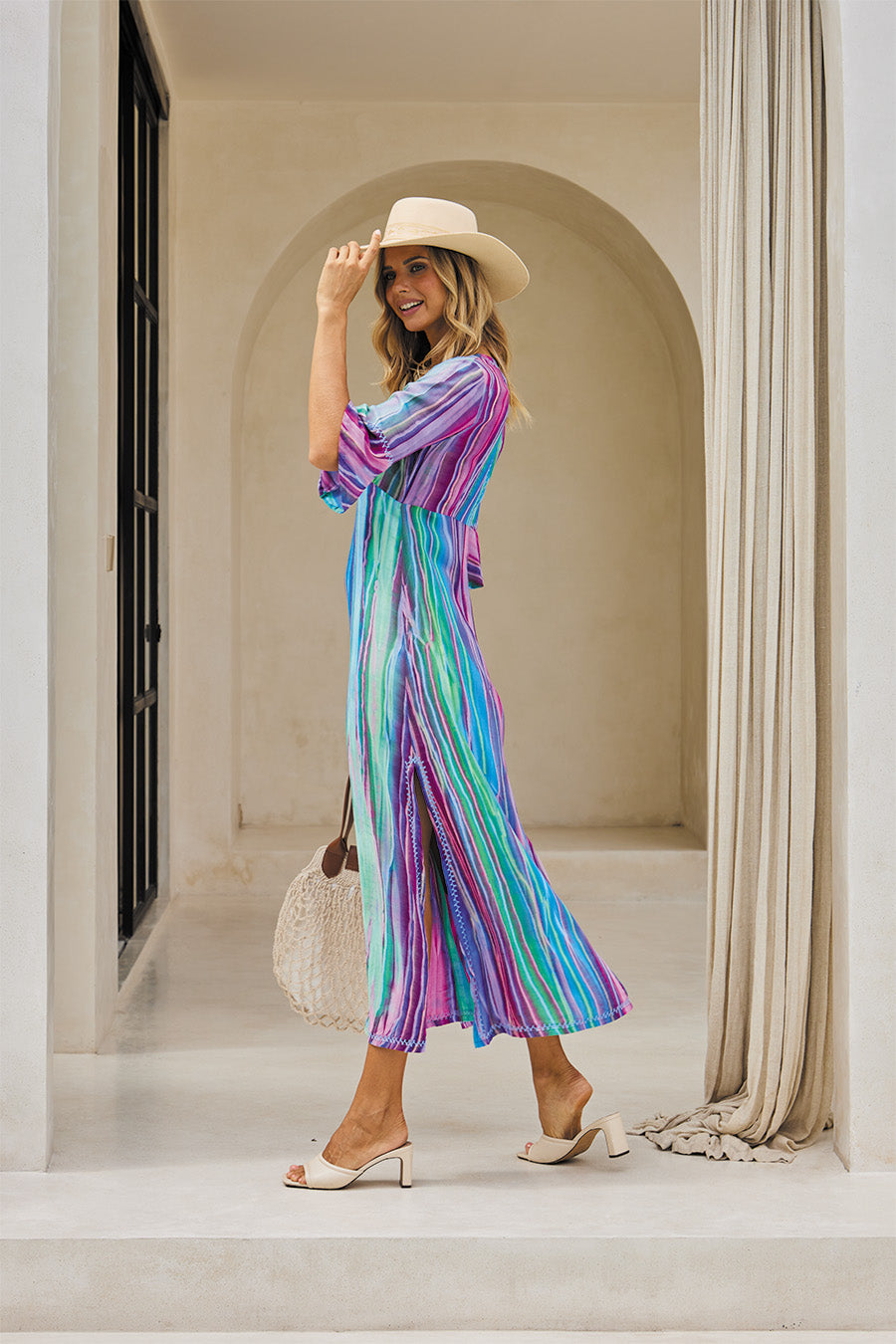 VIOLETTE LONG TUNIC // ETHEREAL TIE DYE