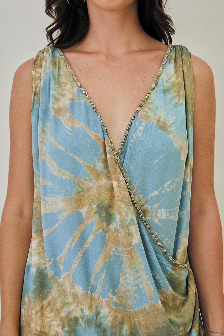 CYPRESS LONG TUNIC // FUNKY TIE DYE