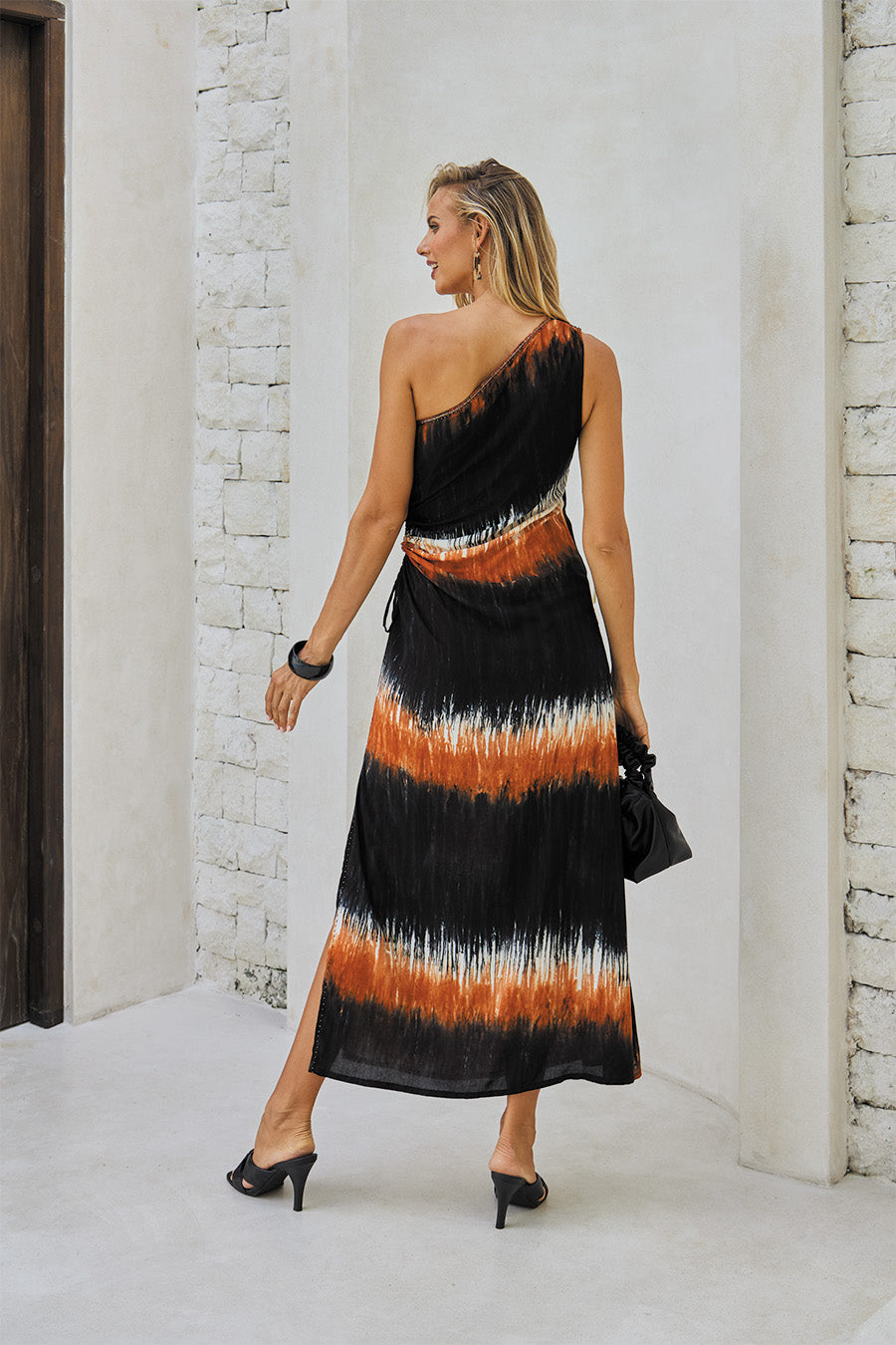 EVENGELINE LONG DRESS // COLOR BURST TIE DYE