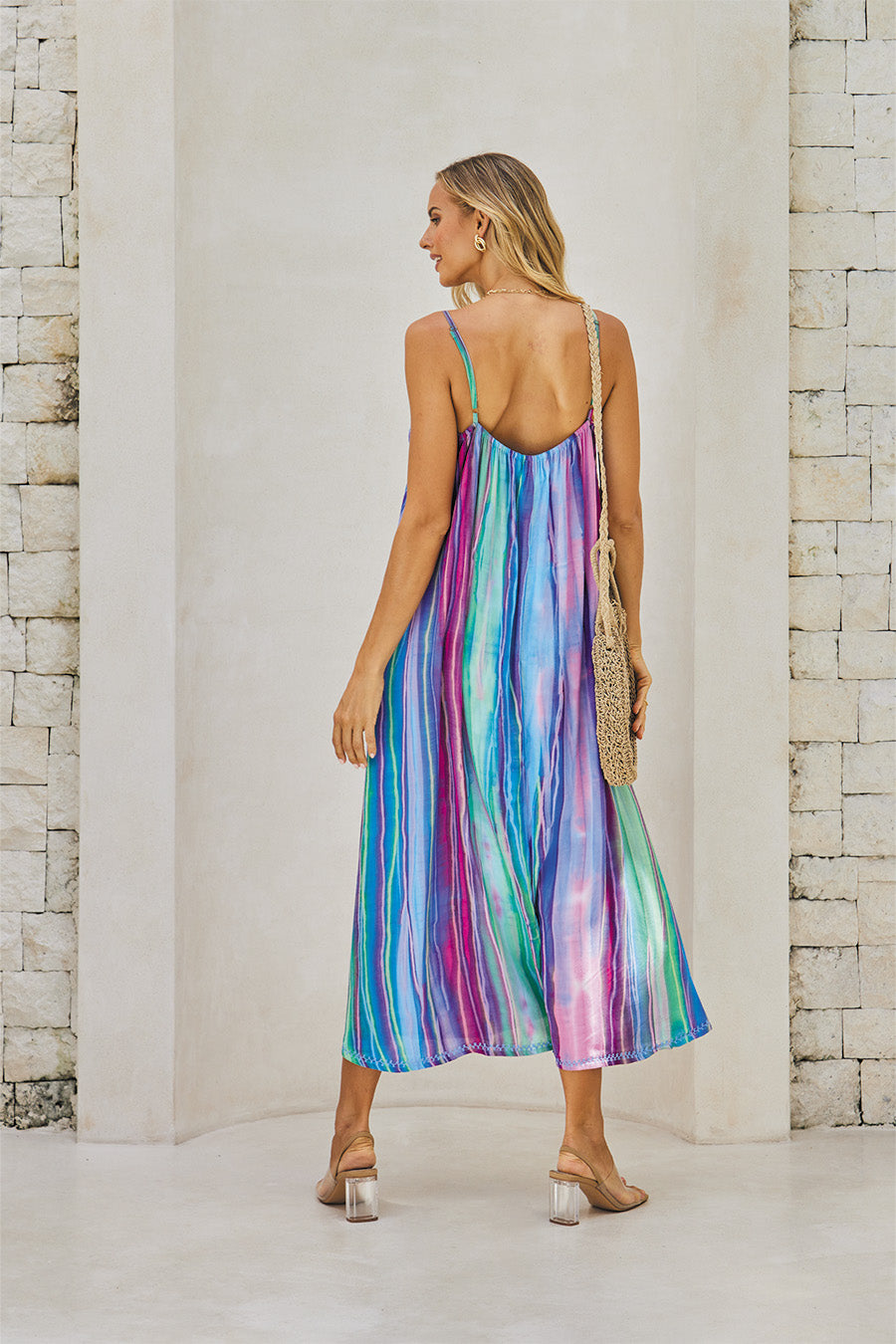 PANTHEON LONG DRESS // ETHEREAL TIE DYE