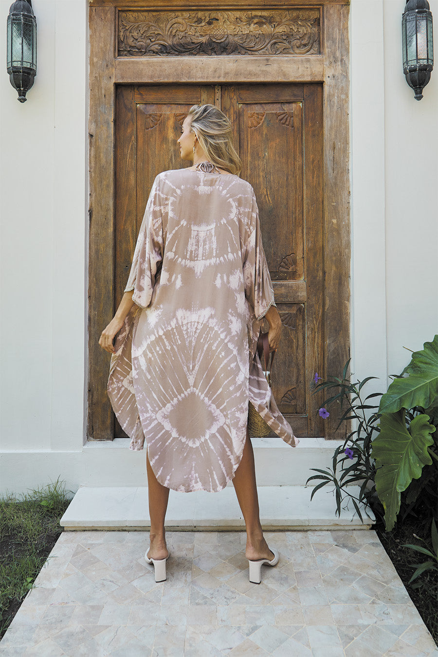 LUNAIRE KIMONO & TOP  // FUNKY TIE DYE