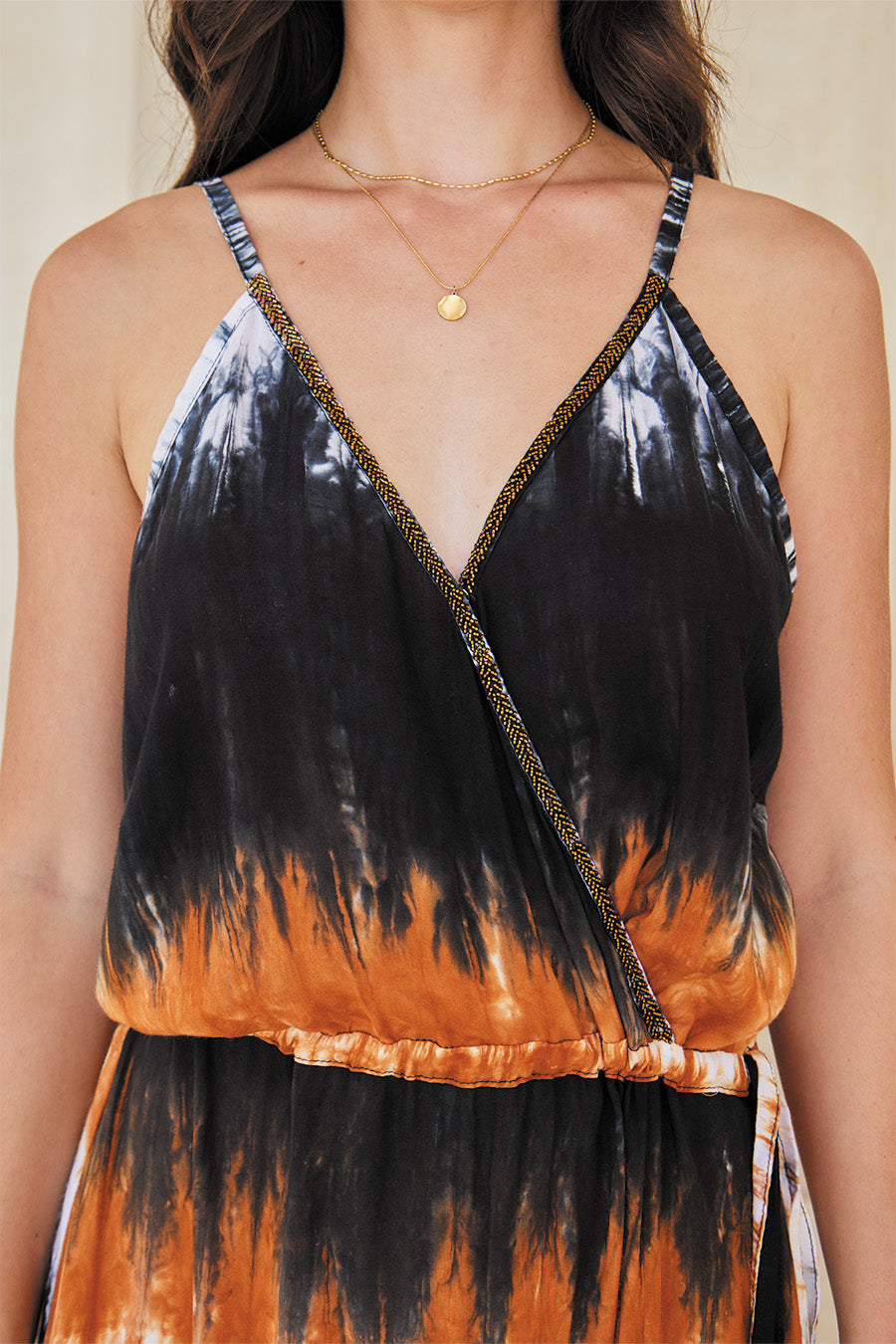 ADELINE LONG DRESS // COLOR BURST TIE DYE