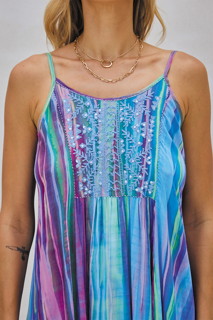 PANTHEON LONG DRESS // ETHEREAL TIE DYE