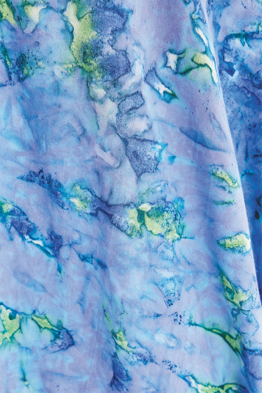 LYRA SHORT TUNIC // AQUA SPLASH TIE DYE