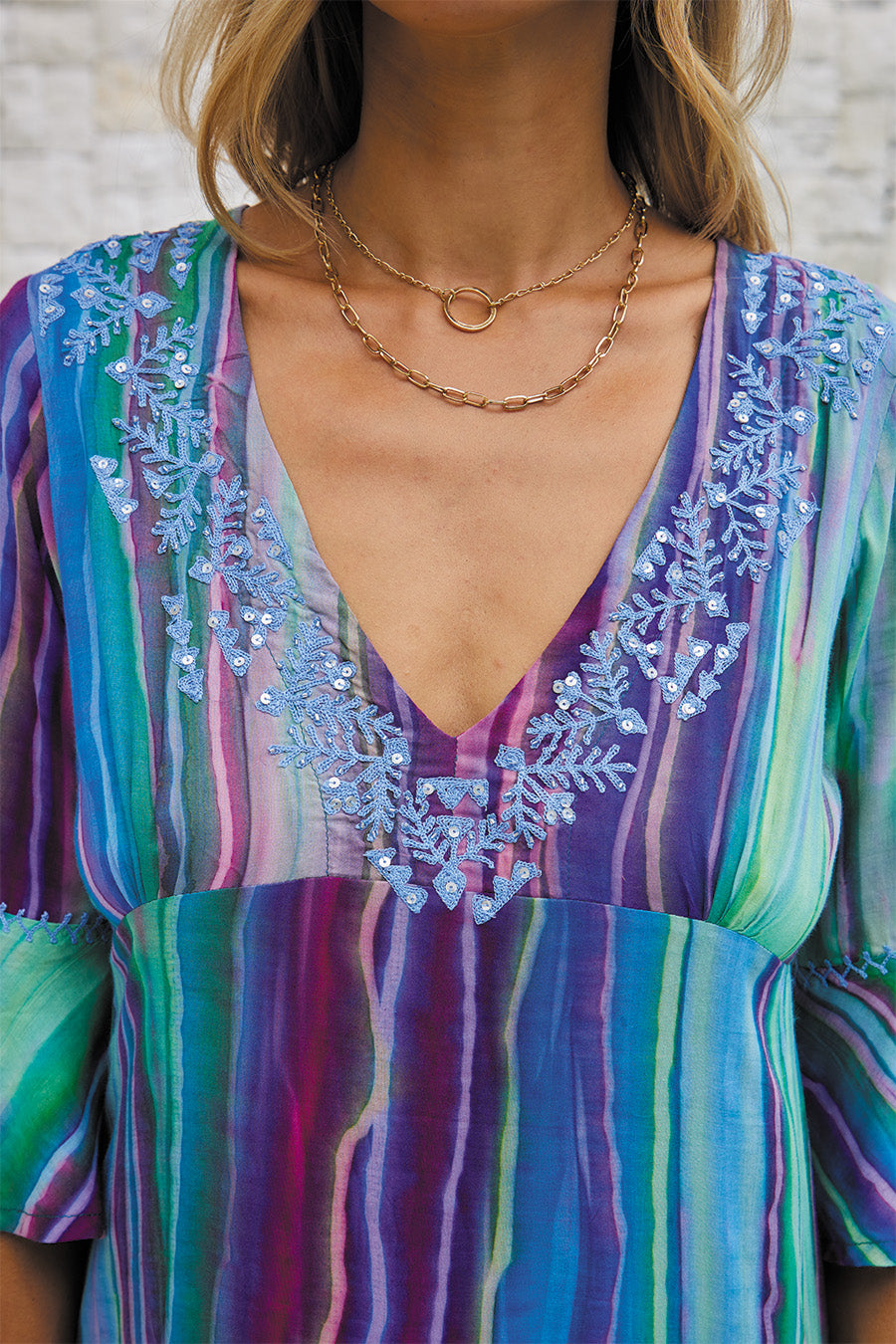 VIOLETTE LONG TUNIC // ETHEREAL TIE DYE