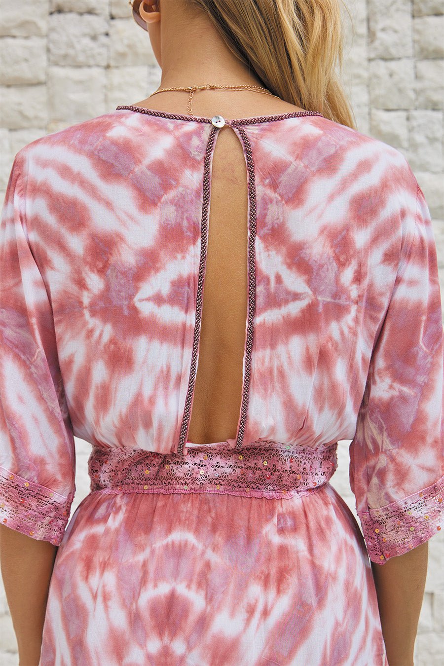 WANDERLUST SHORT TUNIC // ABSTRACT BUBBLE TIE DYE