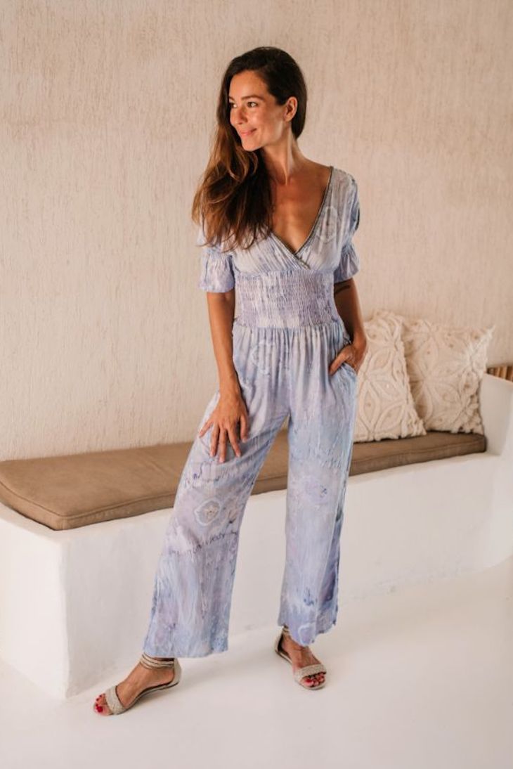 Chloe Jumpsuit // Marble Tie Dye