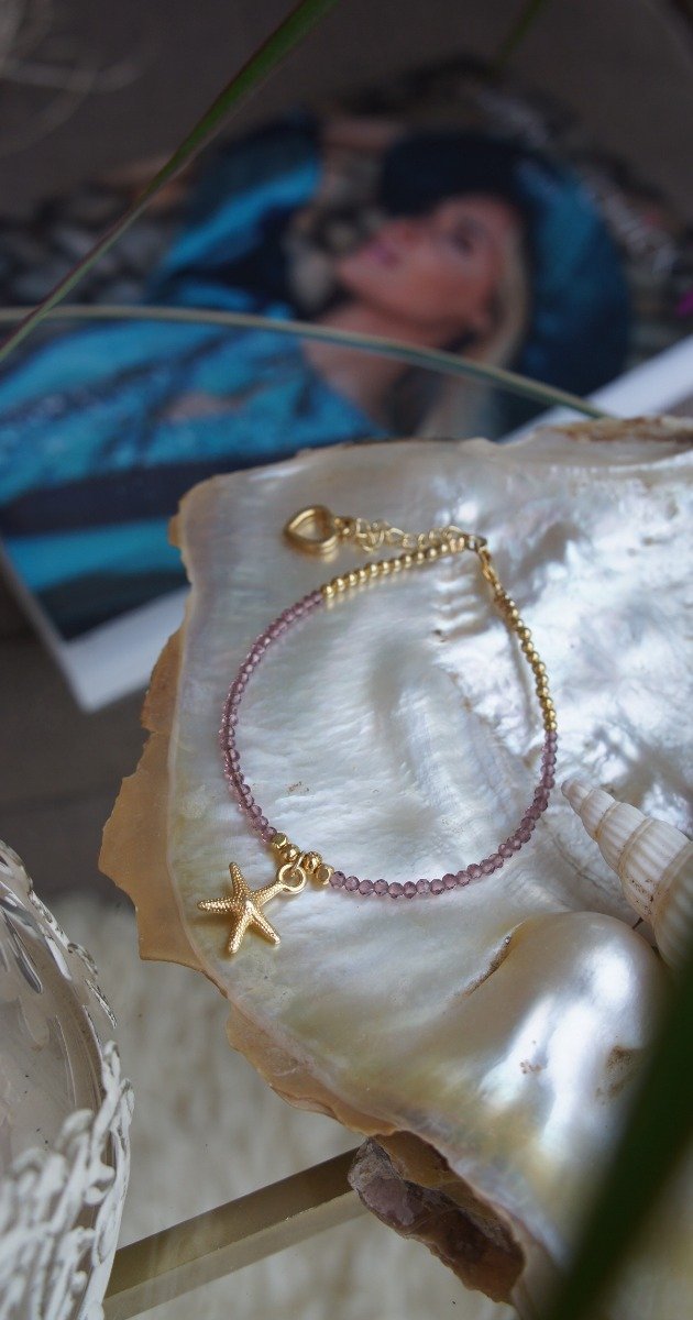 Amethist Bracelet With Starfish